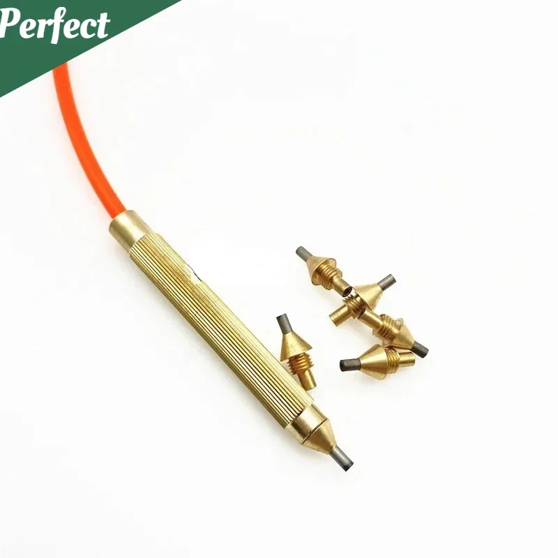 Nozzle Tungsten - 歯科ラボ製品サンドブラストマシンブラスターハンドルペンタングステン鋼先端ノズル歯科アクセサリー 40 センチメートルシリコンチューブ
