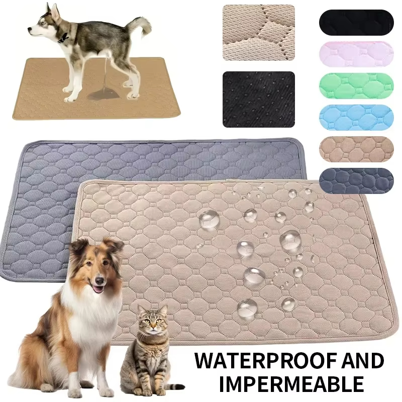 Carriage Bed - 犬用おしっこパッド、洗濯可能、再利用可能、滑り止め付き、ペット用トレーニングパッド、犬用ベッド、車のシートカバー用、ペット用品。