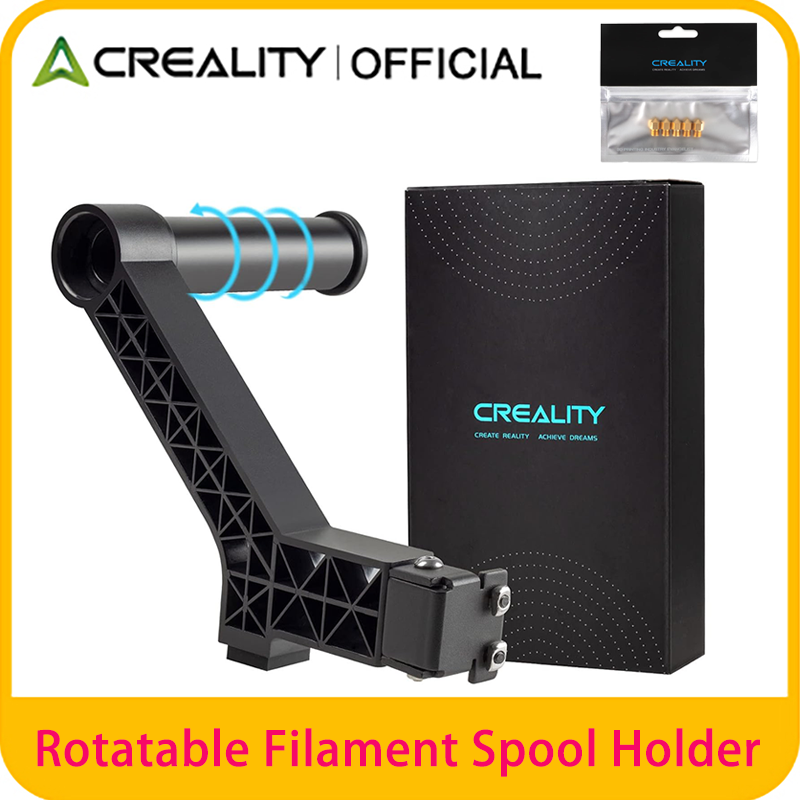 Petg Filament - Creality 3Dプリンター用フィラメントスプールホルダー。PLA、ABS、PETGフィラメントに対応。Ender 3/Ender 5/CR10で使用可能。回転式フィラメントスプールホルダー。3Dプリンター用。
