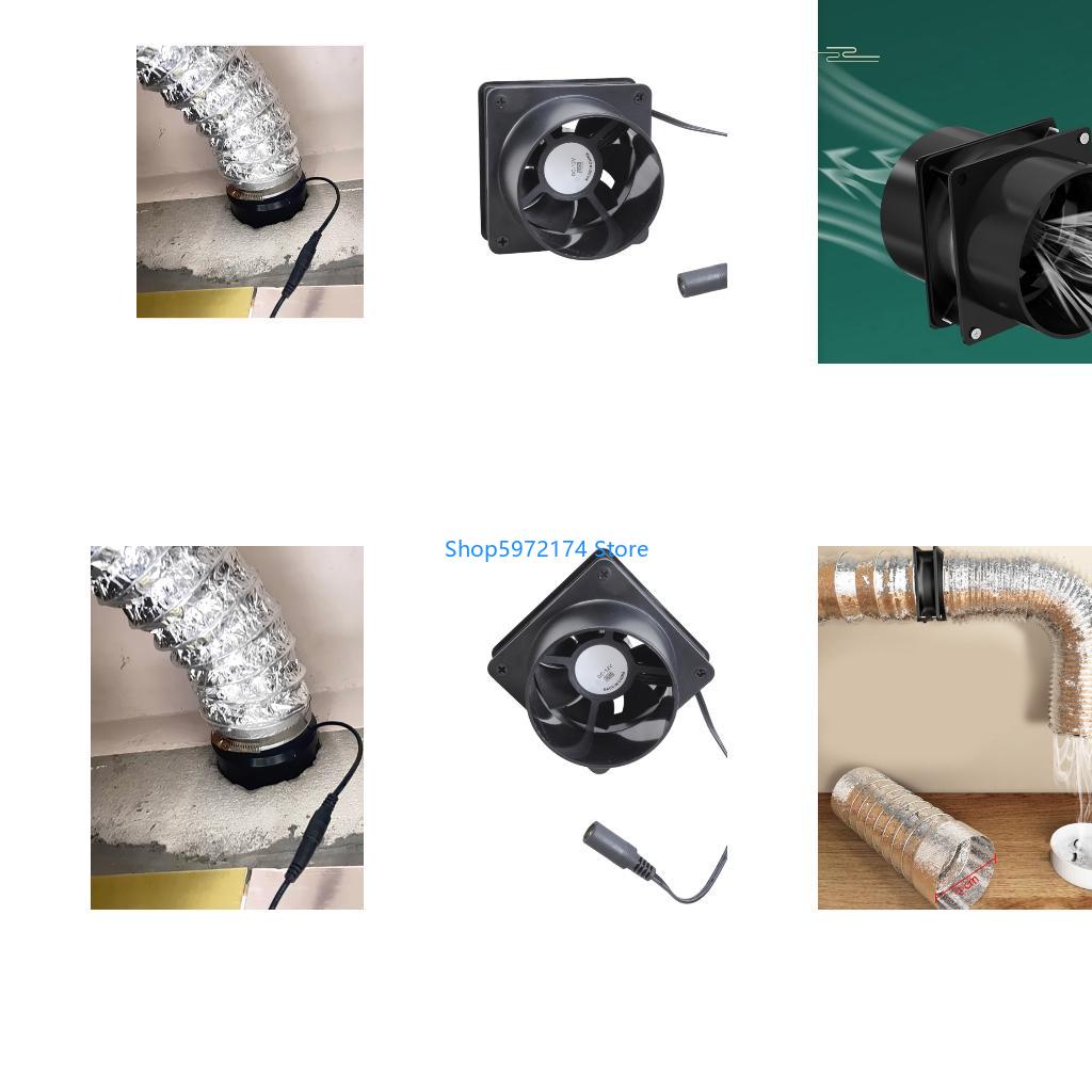 Enclosure 3D Printer - Y3NB 12V 換気ファン 80 ミリメートルインライン送風機空気品質管理のための速度調整可能