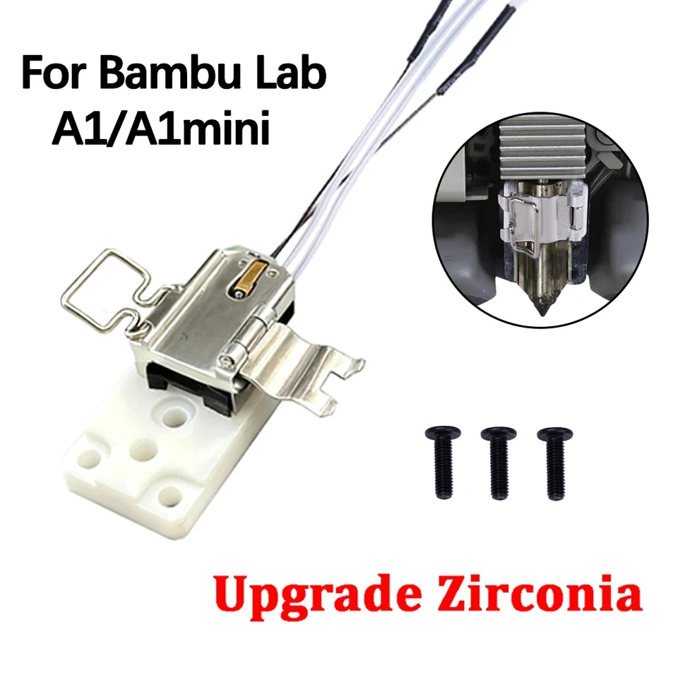 Bowden Tube - Bambu Lab A1/A1mini ホットエンドアップグレード加熱アセンブリ高温耐性 Bambu Lab