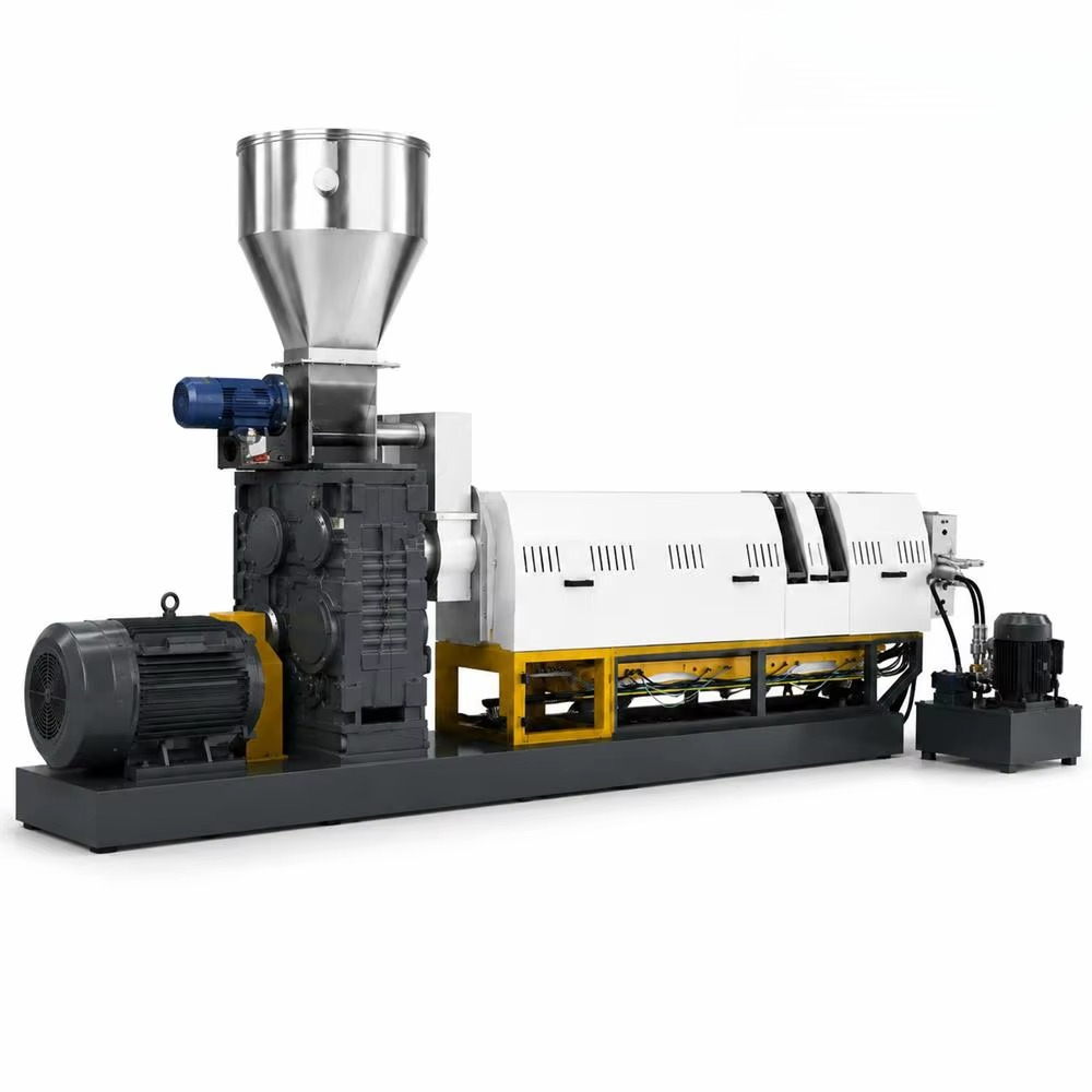カスタム仕様の定量供給式ペレット化機。PP、PEフィルム素材 - Extruder のレビューと価格