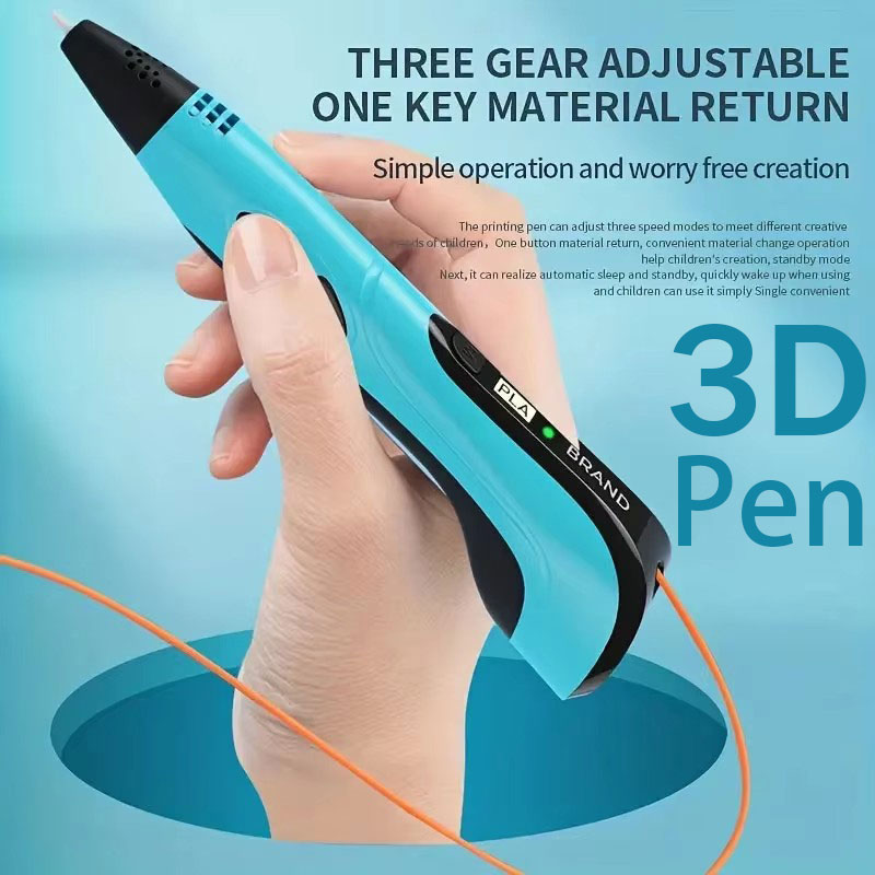 オリジナル 3D ペン子供用 3D 描画印刷ペン LCD ス - Pla Filament のレビューと価格