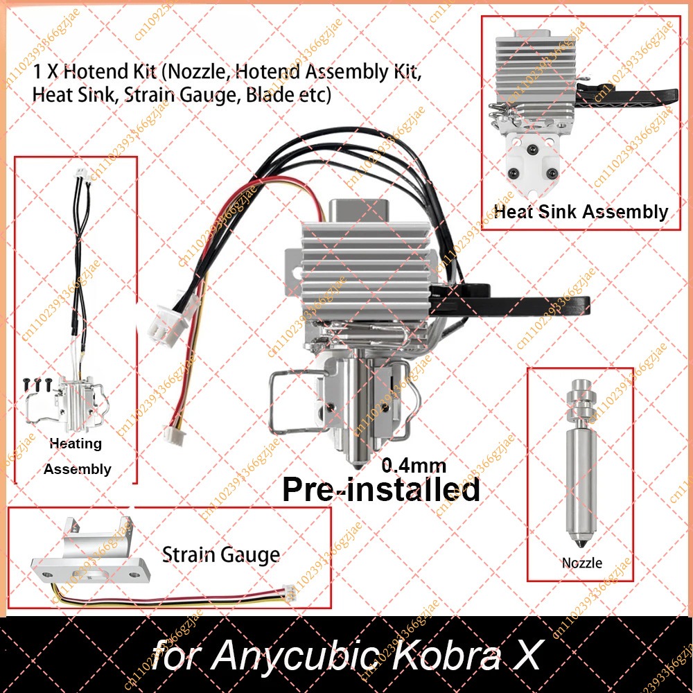 Anycubic Kobra X用0.4mmプレインストール - Hotend 0.4Mm のレビューと価格