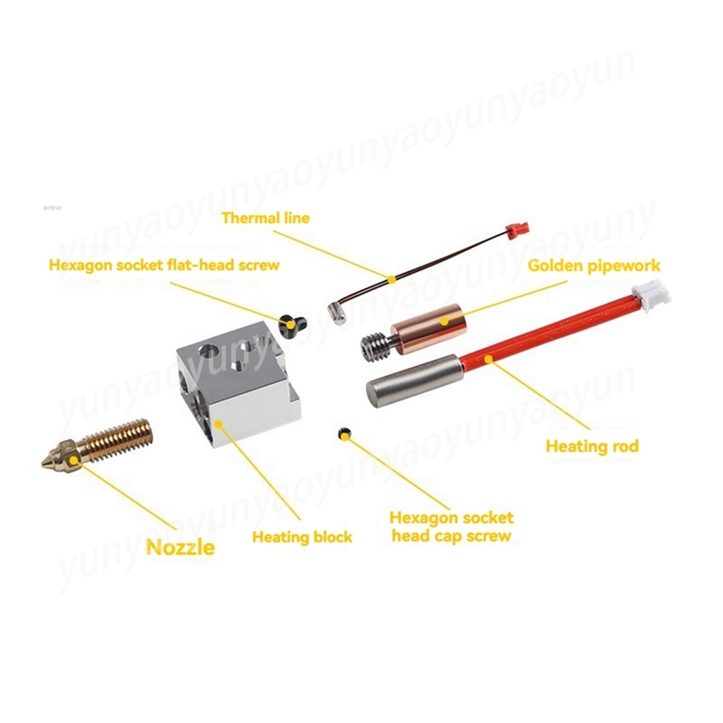 ホットエンドキット メタルハイフローホットエンドキット 0. - Hotend 0.4Mm のレビューと価格