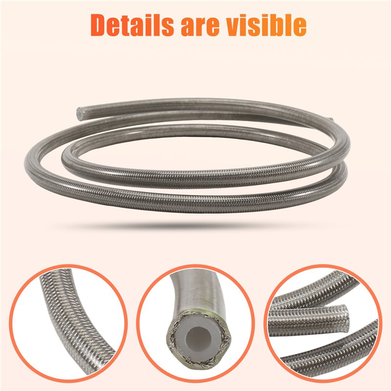 AB56-オートバイ用 AN3 1M 編み込みステンレス鋼  - Ptfe Tube のレビューと価格