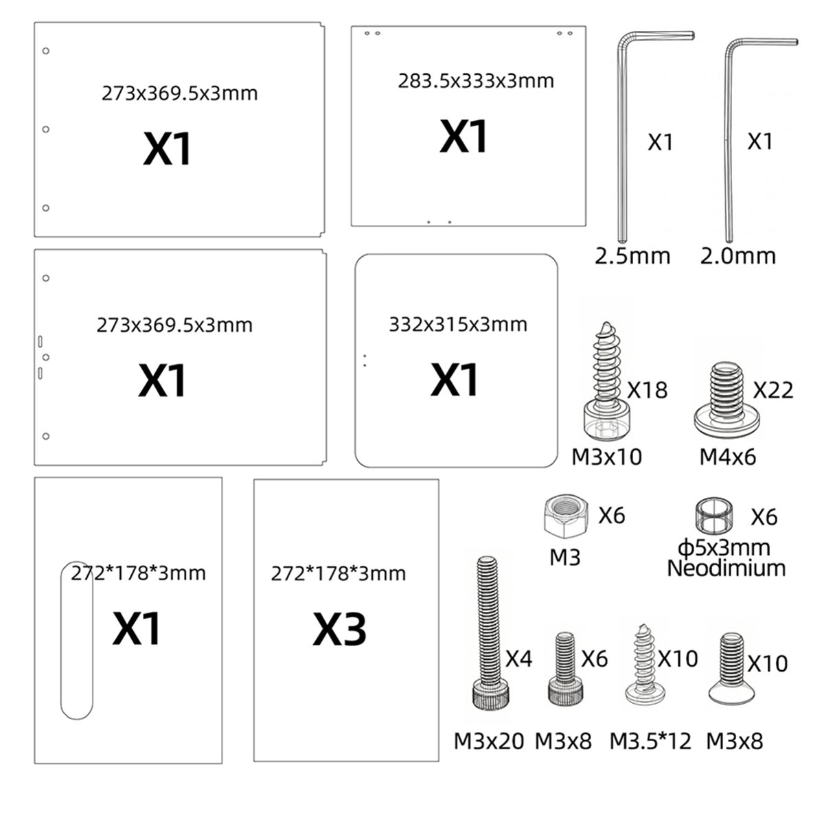 【バリューパック】For Adventurer AD5X 3 - Enclosure 3D Printer のレビューと価格