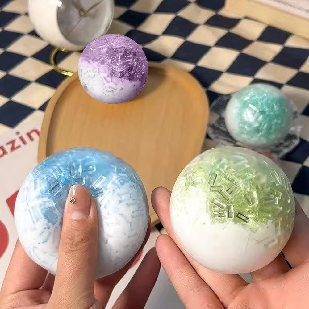 クラッシュクリスタルアイススクイーズボール ソフトTPR成形 - Resin のレビューと価格