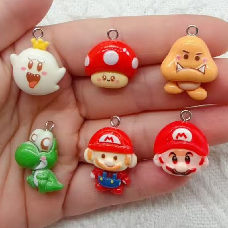 10個入り樹脂製漫画ペンダント、DIYジュエリー製作イヤリン - Resin のレビューと価格