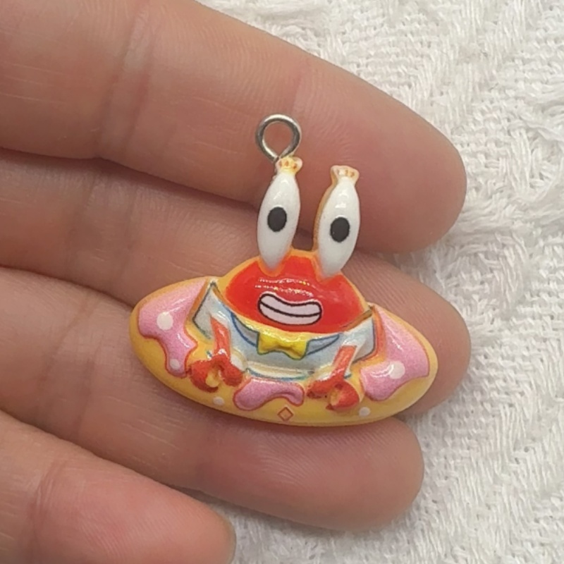 10個入り漫画風樹脂ペンダント、DIYジュエリー製作イヤリン - Resin のレビューと価格