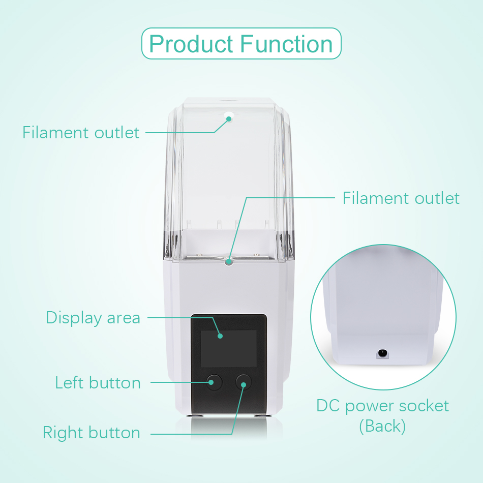 Sunlu-3Dプリンター用フィラメントドライヤーボックス, - Enclosure 3D Printer のレビューと価格
