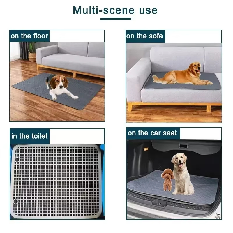 犬用おしっこパッド 再利用可能 洗える 犬用尿マット 車の座 - Carriage Bed のレビューと価格