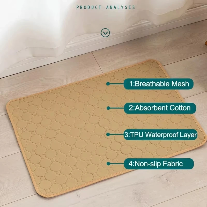 犬用おしっこパッド 再利用可能 洗える 犬用尿マット 車の座 - Carriage Bed のレビューと価格