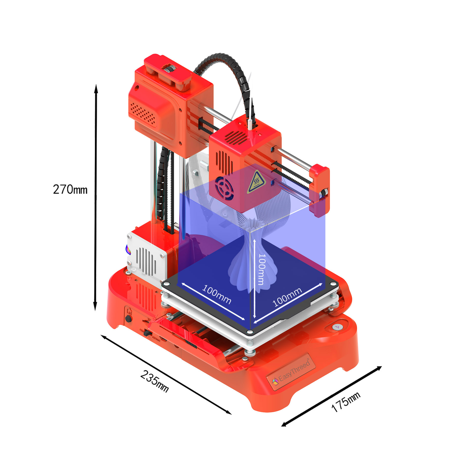 Easythreed 3D プリンタ K9 使いやすいワンク - Corexy 3D Printer Kit のレビューと価格